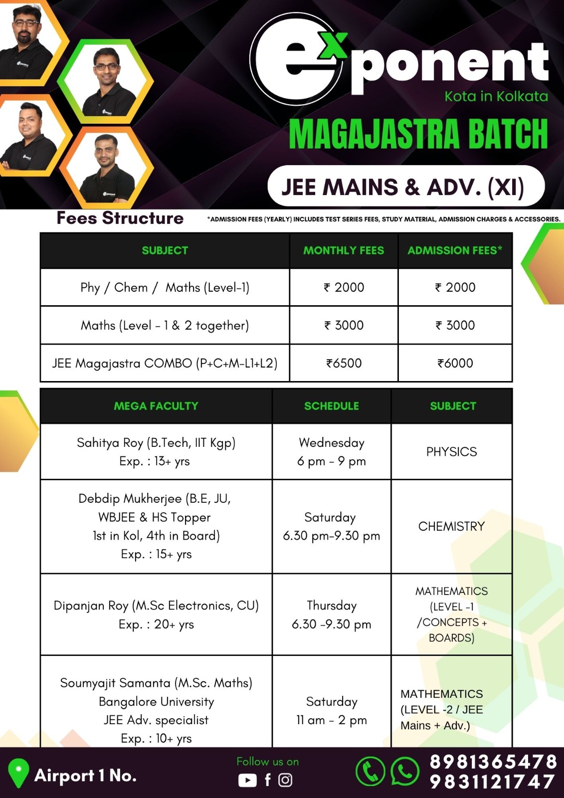 JEE MAIN & ADV FOR(XI)